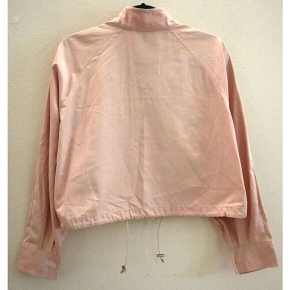 ATM AW5961-MB Women's Sz XS Oyster Pink Patch Pocket Cargo Jacket - Picture 2 of 14